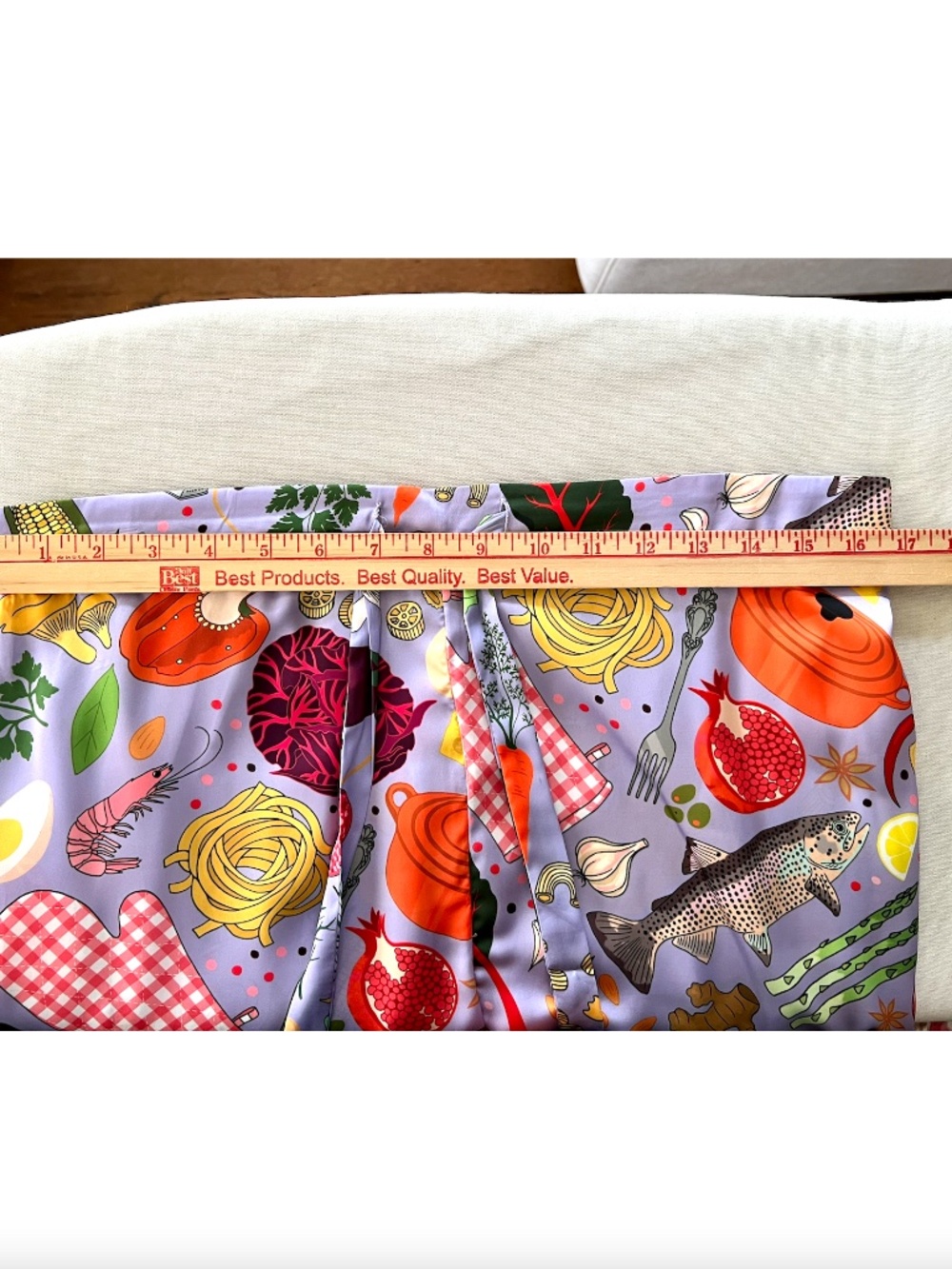 KAREN MABON for ANTHROPOLOGIE Chef's Table Short Pajamas Set - M - Picture 14 of 16